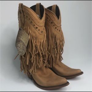Liberty Black Fringe boots